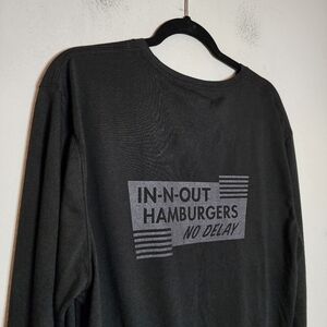 In-N-Out black long sleeve t. Size 2XL